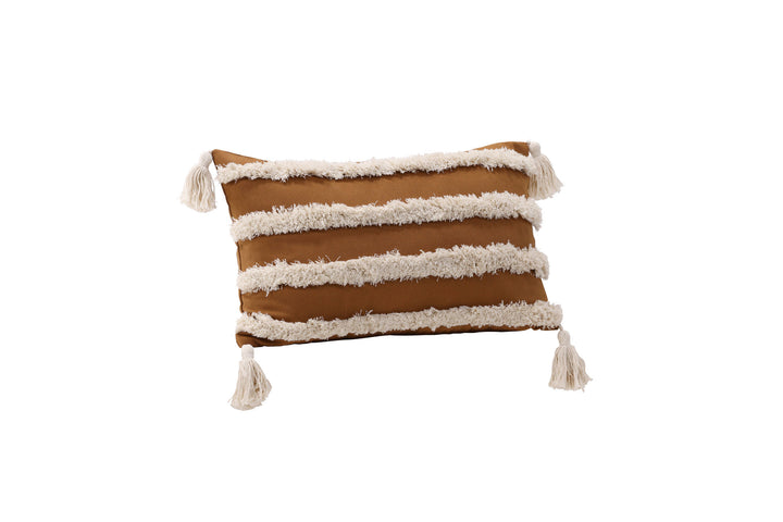 Venture Home Elina Cushion Cover Polycotton - Brown / 30x50