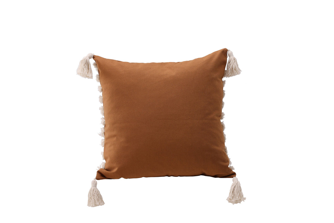 Venture Home Elina Cushion Cover Polycotton - Brown / 45x45