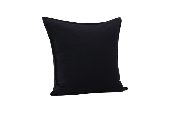 Venture Home Ronja Cushion Cover Washed Cotton - Black 60x60