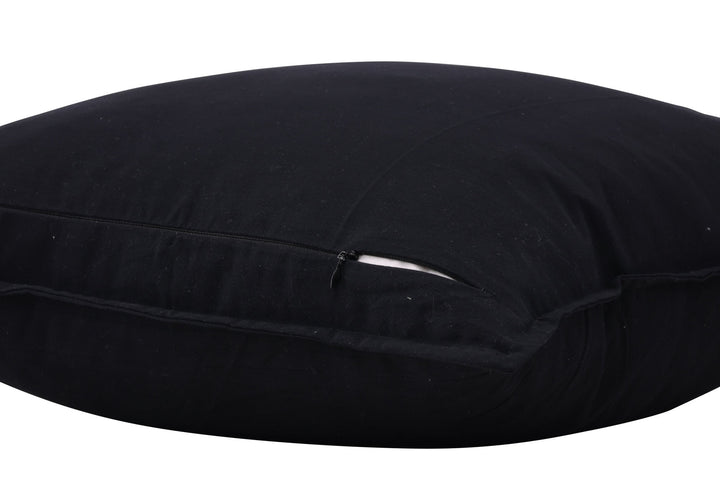 Venture Home Ronja Cushion Cover Washed Cotton - Black 60x60