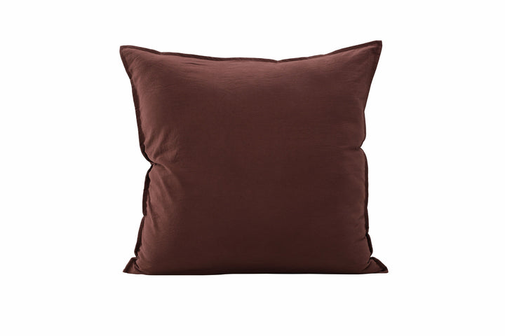 Venture Home Ronja Cushion Cover Washed Cotton - Brown 60x60