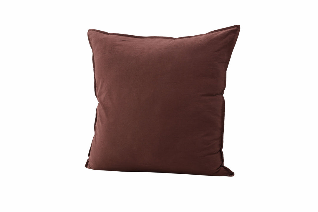 Venture Home Ronja Cushion Cover Washed Cotton - Brown 60x60