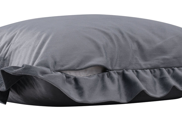 Venture Home Hailey Cushion Cover Poly Velvet - Grey 40x60