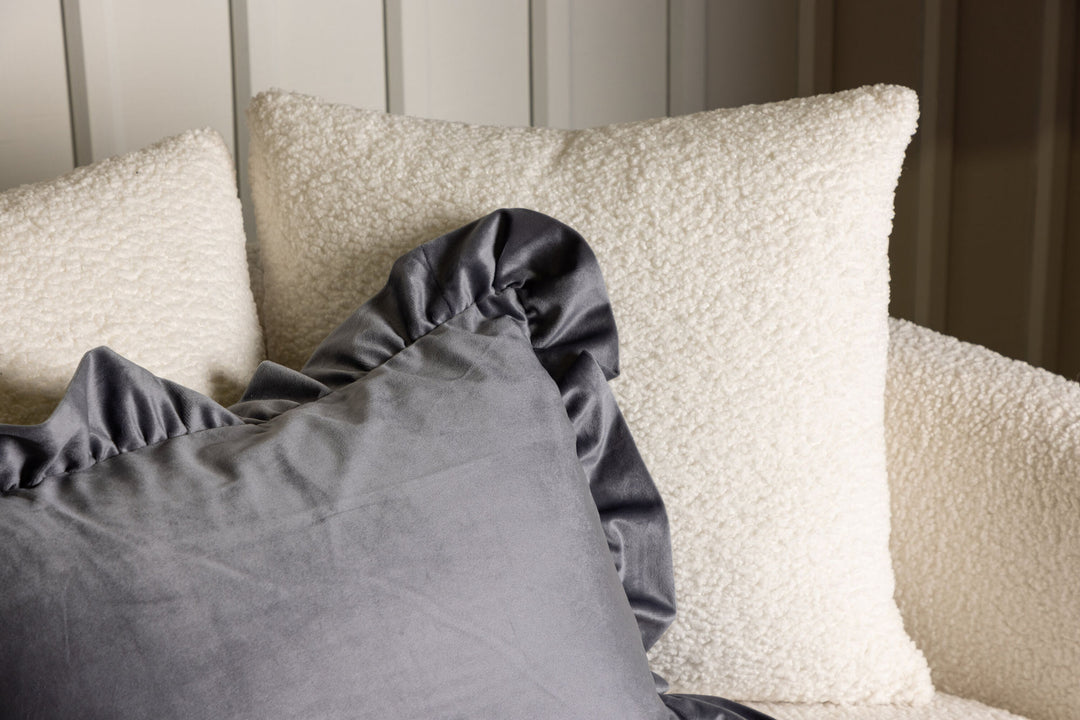 Venture Home Hailey Cushion Cover Poly Velvet - Grey 40x60