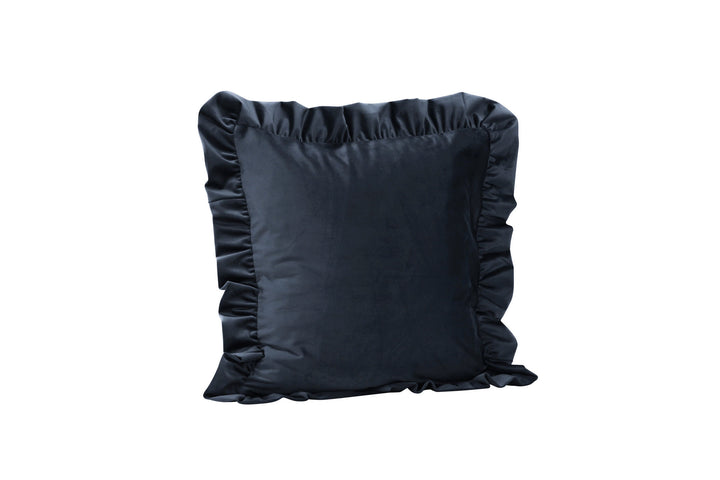 Venture Home Hailey Cushion Cover Poly Velvet - Dark Blue 50x50