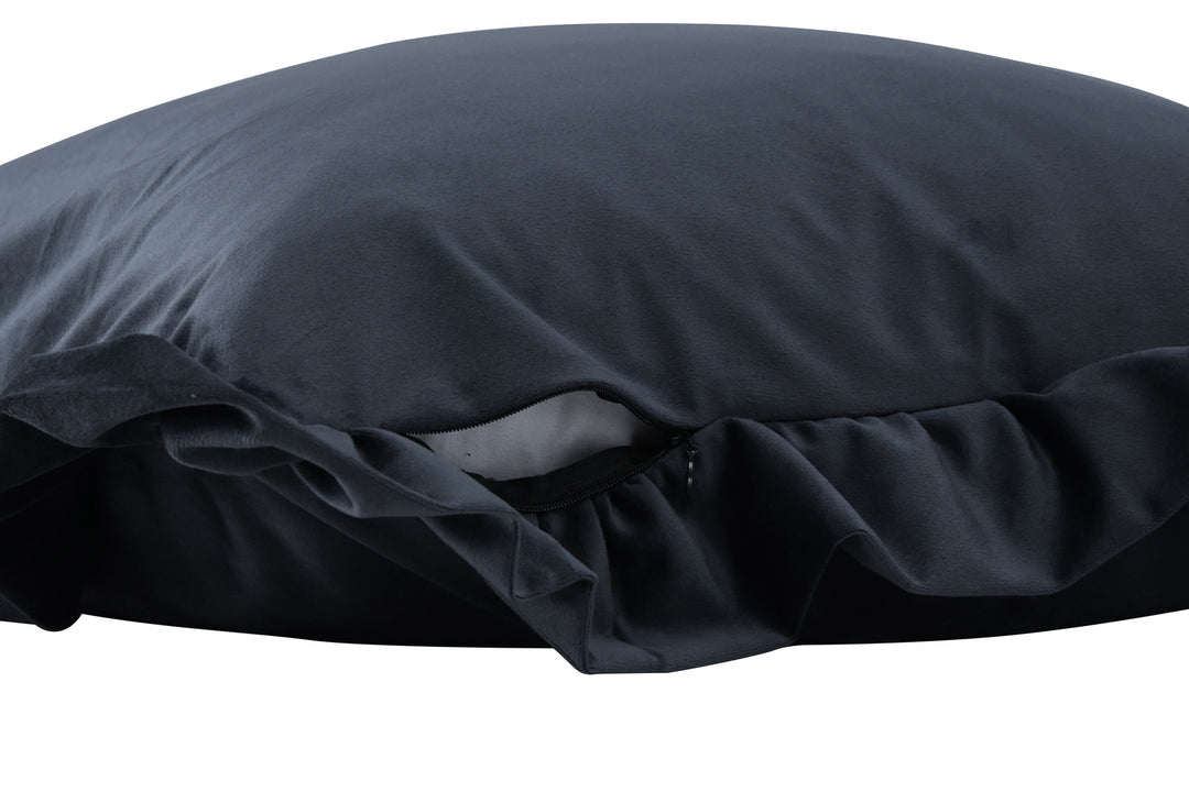 Venture Home Hailey Cushion Cover Poly Velvet - Dark Blue 50x50