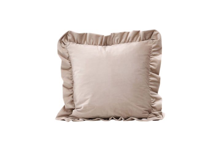 Venture Home Hailey Cushion Cover Poly Velvet - Beige 50x50