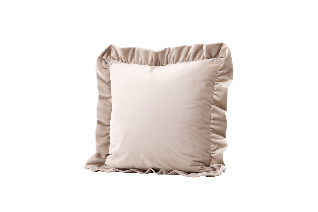 Venture Home Hailey Cushion Cover Poly Velvet - Beige 50x50