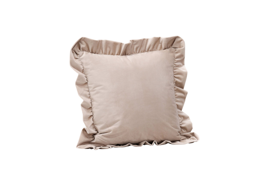Venture Home Hailey Cushion Cover Poly Velvet - Beige 50x50