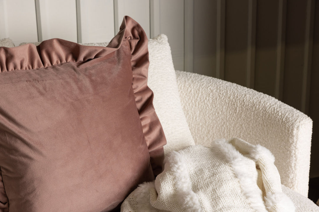 Venture Home Hailey Cushion Cover Poly Velvet - Pink 50x50