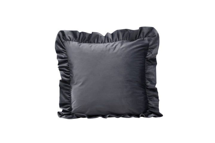Venture Home Hailey Cushion Cover Poly Velvet - Grey 50x50