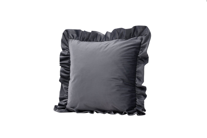 Venture Home Hailey Cushion Cover Poly Velvet - Grey 50x50