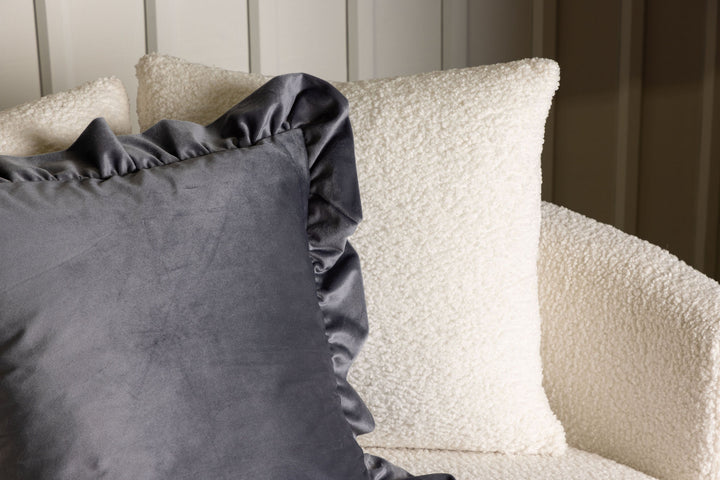 Venture Home Hailey Cushion Cover Poly Velvet - Grey 50x50