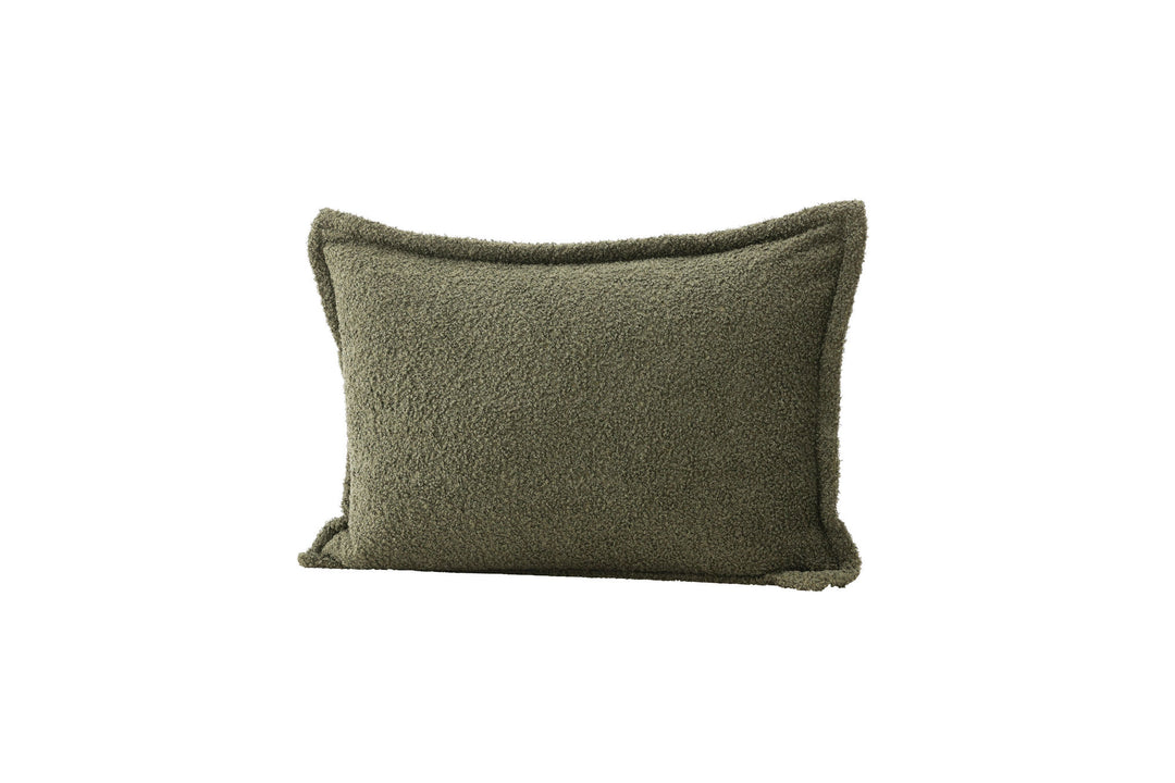 Venture Home Tuva Cushion Cover Teddy fur - Dark Green 40x60