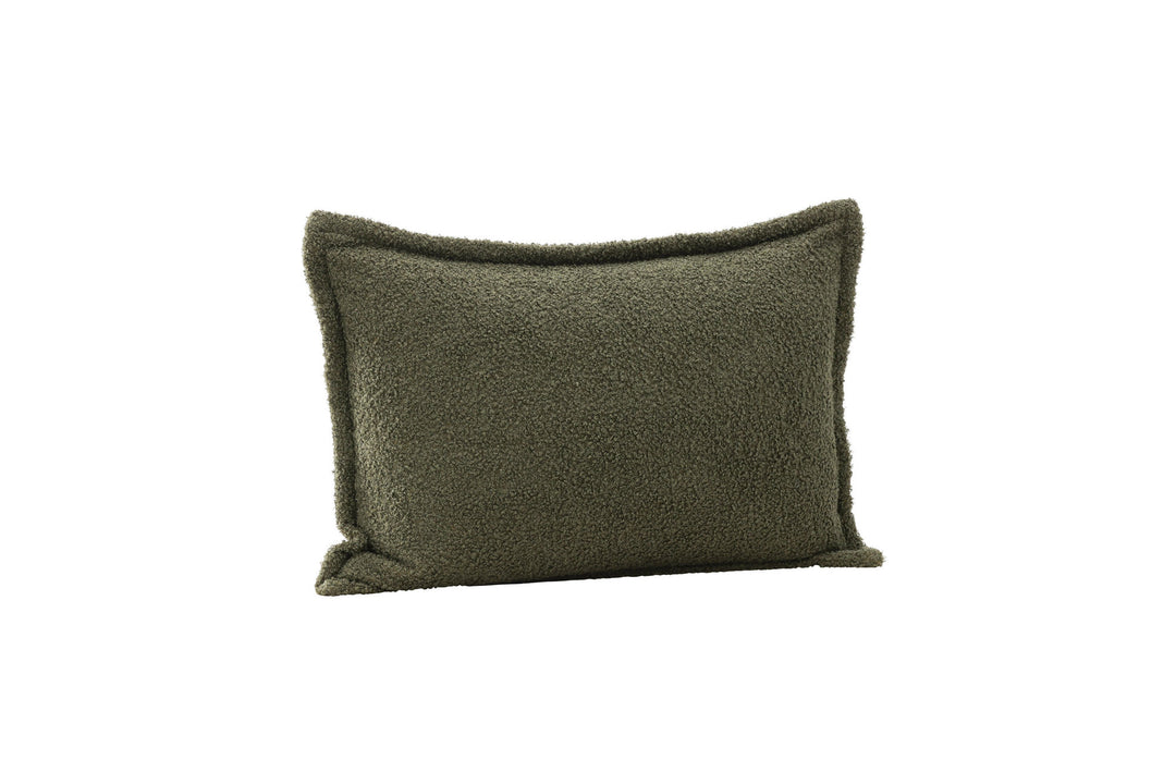 Venture Home Tuva Cushion Cover Teddy fur - Dark Green 40x60