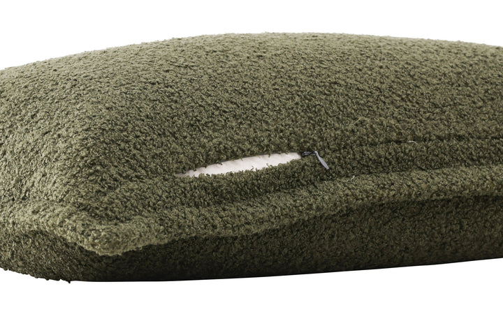 Venture Home Tuva Cushion Cover Teddy fur - Dark Green 40x60