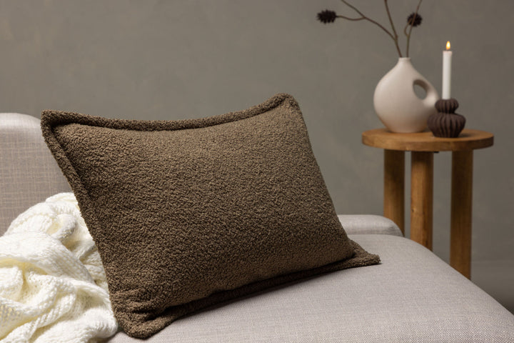 Venture Home Tuva Cushion Cover Teddy fur - Brown 40x60