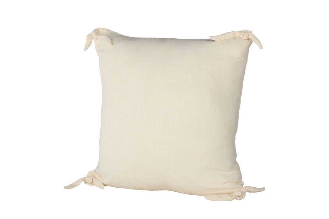 Venture Home Nora Cushion Cover Linen Viscouse - White 60x60