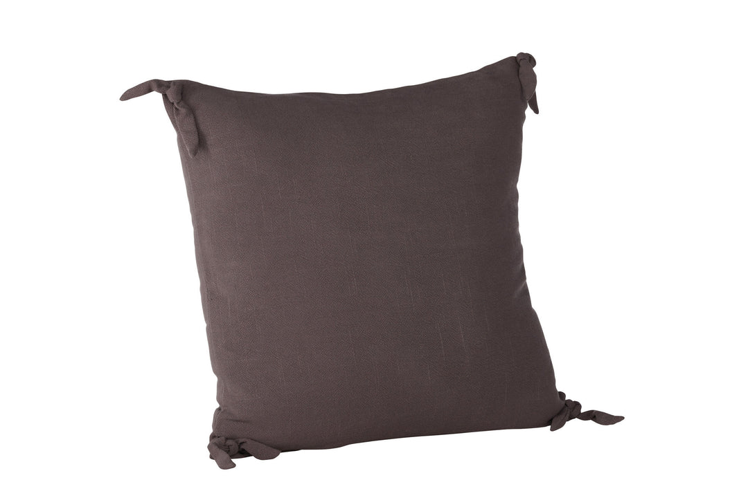 Venture Home Nora Cushion Cover Linen Viscouse - Dark Grey 60x60