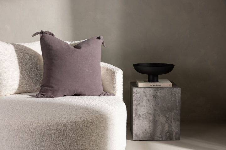 Venture Home Nora Cushion Cover Linen Viscouse - Dark Grey 60x60