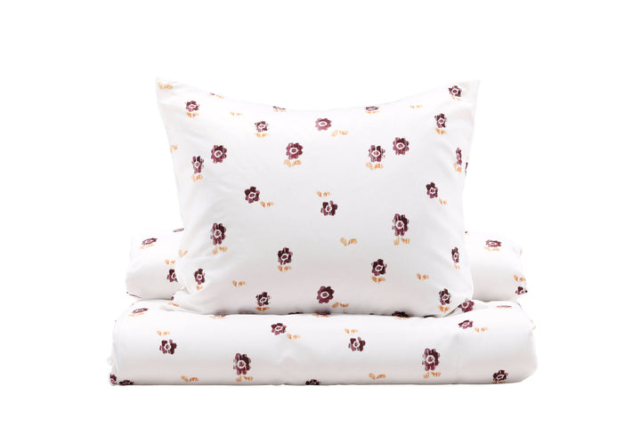 Venture Home Oline Bedset - White/Purple 200x150+50x60cm