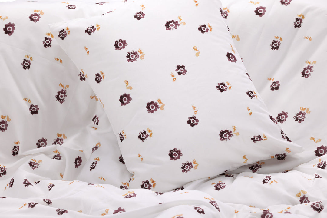 Venture Home Oline Bedset - White/Purple 200x150+50x60cm