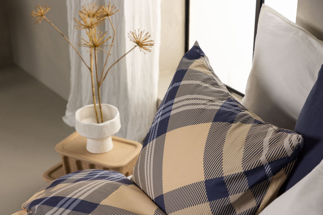 Venture Home Aurora Bedset - White/Beige 200x150+50x60cm