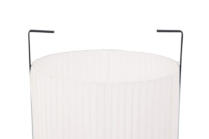 Venture Home Rennes - Small Floor Lamp - Black / White fabric