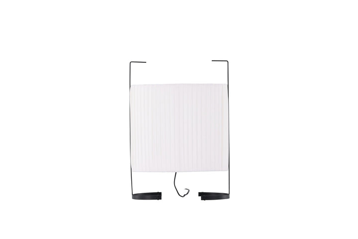 Venture Home Rennes - Small Floor Lamp - Black / White fabric