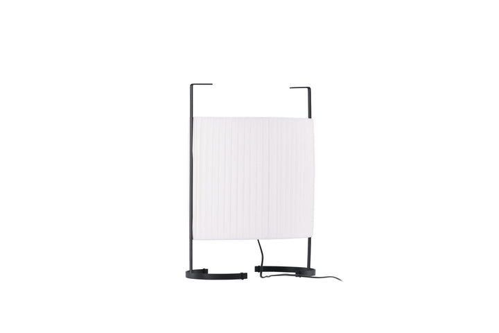 Venture Home Rennes - Small Floor Lamp - Black / White fabric