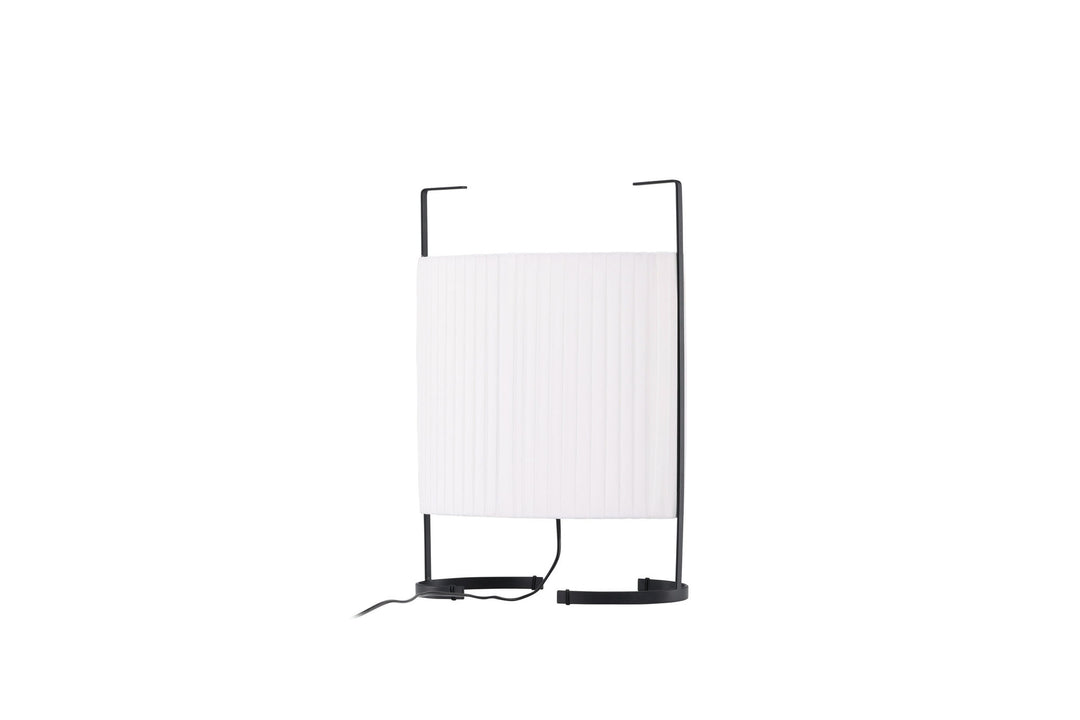 Venture Home Rennes - Small Floor Lamp - Black / White fabric