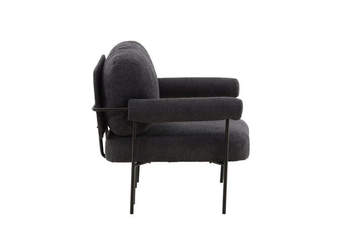 Vind Tillberga x Josefin Lustig - Arm Chair - Dark Grey Boucle
