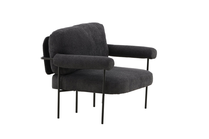 Vind Tillberga x Josefin Lustig - Arm Chair - Dark Grey Boucle
