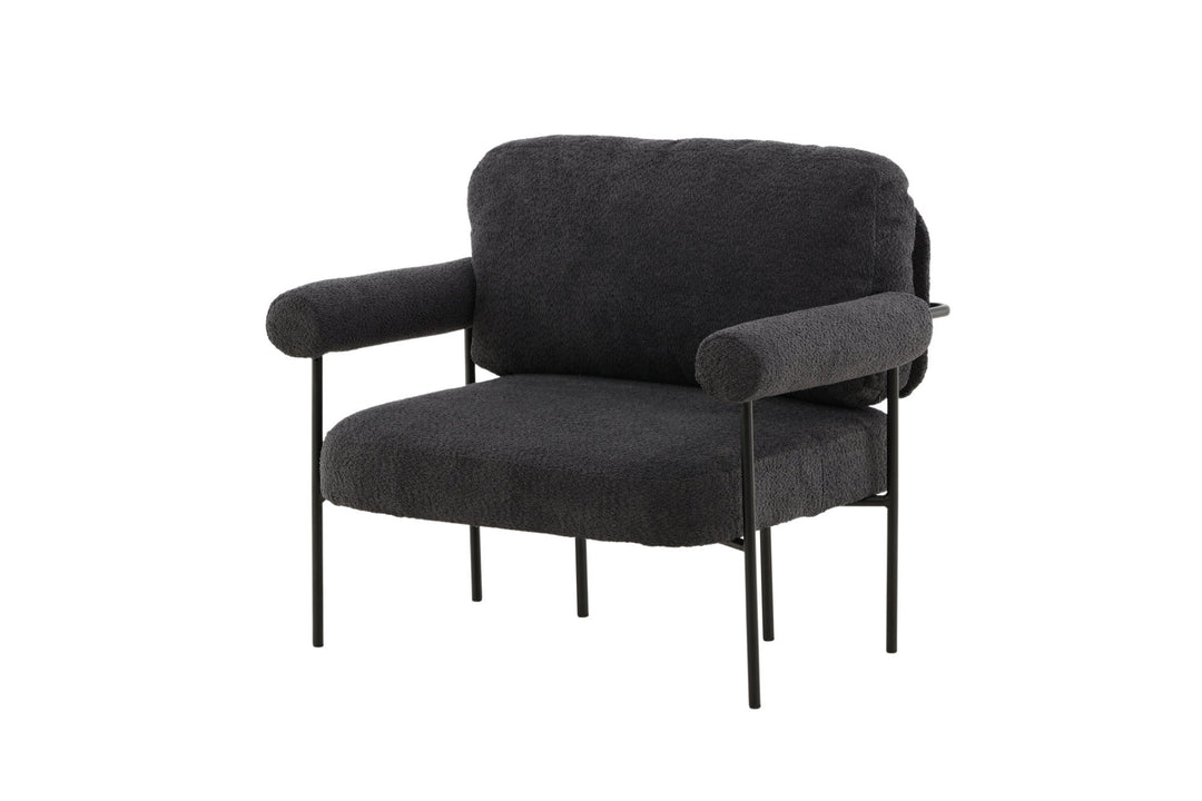 Vind Tillberga x Josefin Lustig - Arm Chair - Dark Grey Boucle