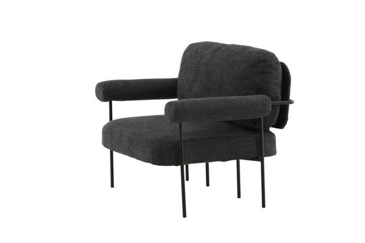 Vind Tillberga x Josefin Lustig - Arm Chair - Dark Grey Boucle