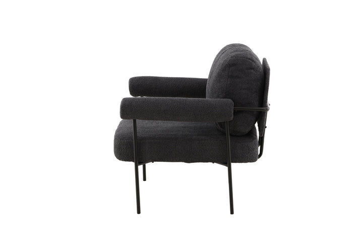 Vind Tillberga x Josefin Lustig - Arm Chair - Dark Grey Boucle