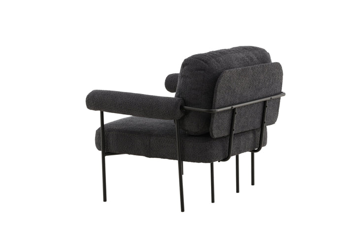 Vind Tillberga x Josefin Lustig - Arm Chair - Dark Grey Boucle