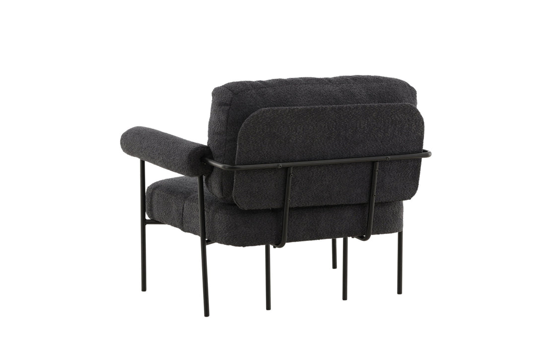 Vind Tillberga x Josefin Lustig - Arm Chair - Dark Grey Boucle