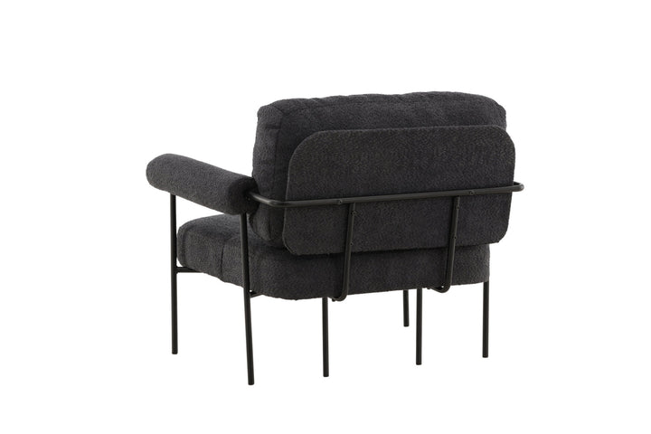 Vind Tillberga x Josefin Lustig - Arm Chair - Dark Grey Boucle