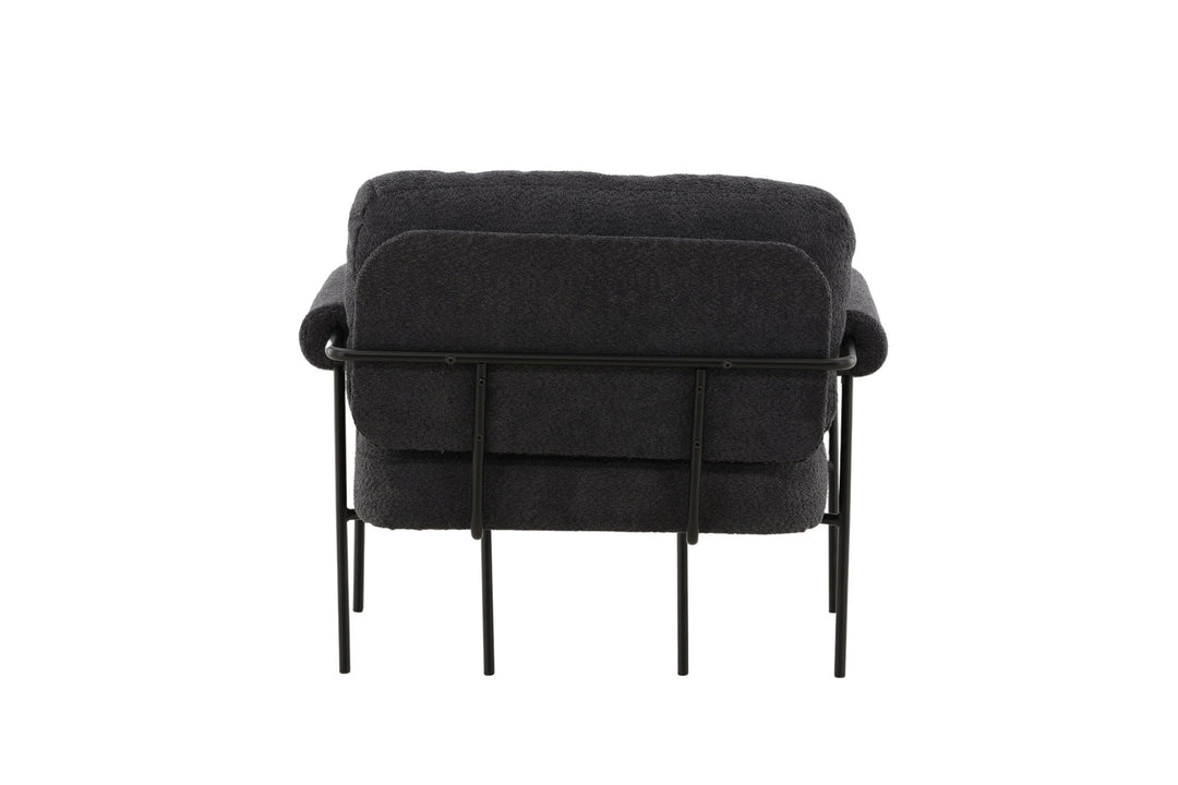 Vind Tillberga x Josefin Lustig - Arm Chair - Dark Grey Boucle