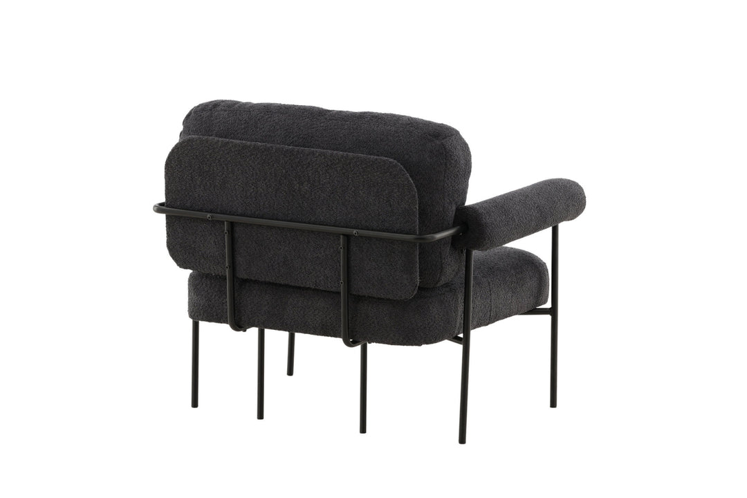 Vind Tillberga x Josefin Lustig - Arm Chair - Dark Grey Boucle