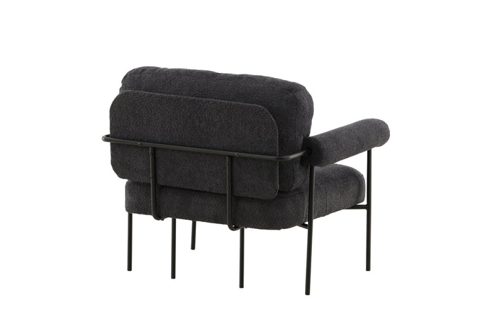 Vind Tillberga x Josefin Lustig - Arm Chair - Dark Grey Boucle