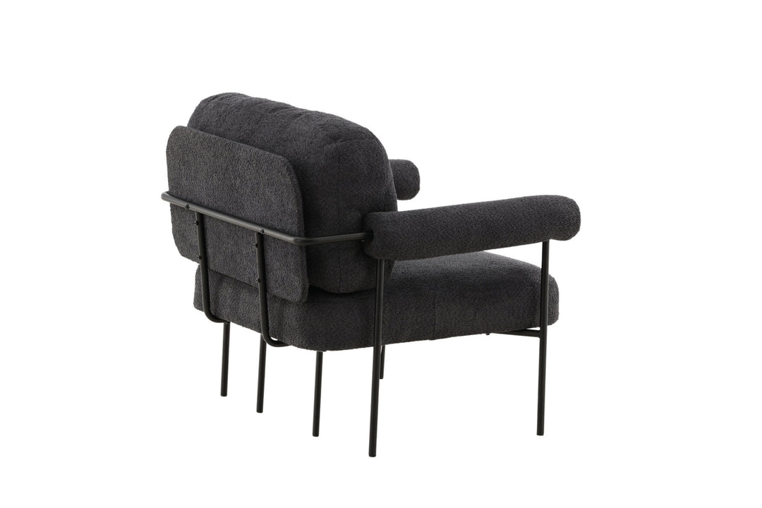 Vind Tillberga x Josefin Lustig - Arm Chair - Dark Grey Boucle