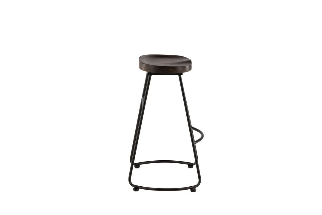 Venture Home Ozark Bar Chair 2-pack - Zinklook / Dark Walnut Wood