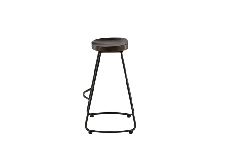 Venture Home Ozark Bar Chair 2-pack - Zinklook / Dark Walnut Wood