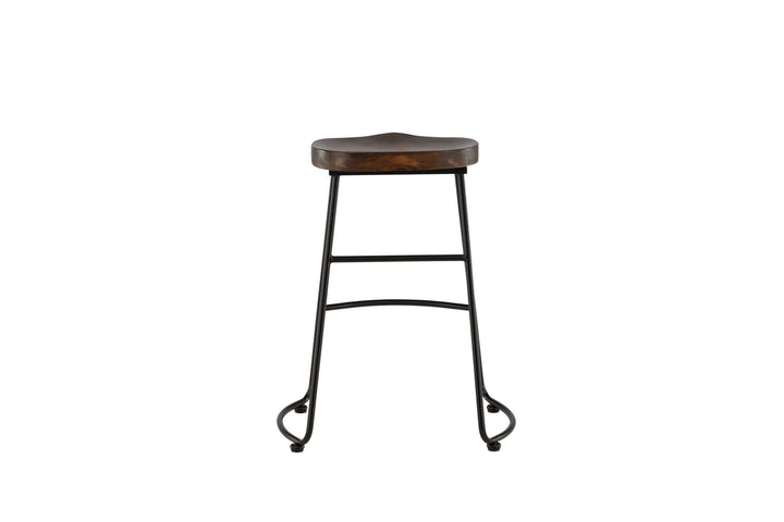 Venture Home Ozark Bar Chair 2-pack - Zinklook / Dark Walnut Wood