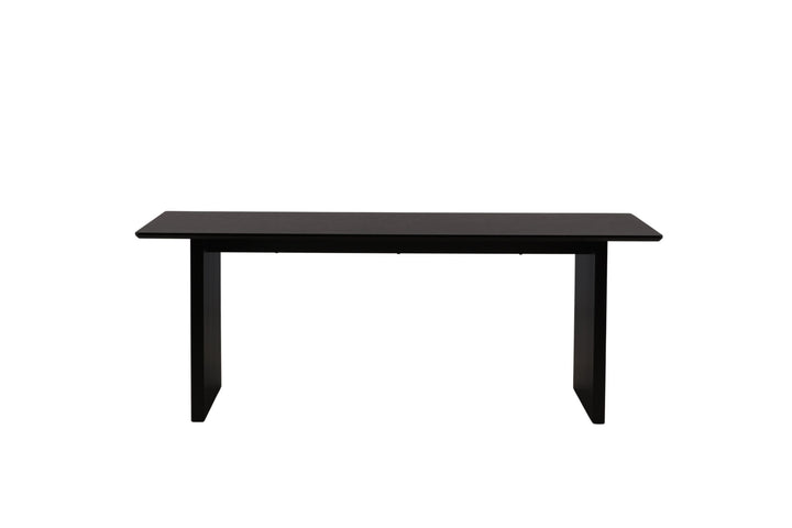 Venture Home Vail Dining Table - Black / Smoked Black MDF