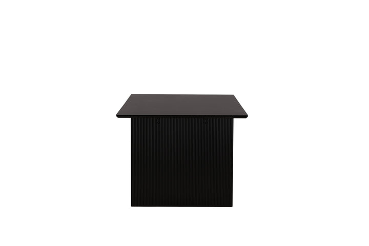 Venture Home Vail Dining Table - Black / Smoked Black MDF