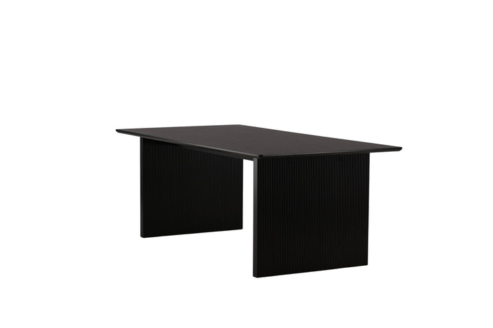 Venture Home Vail Dining Table - Black / Smoked Black MDF