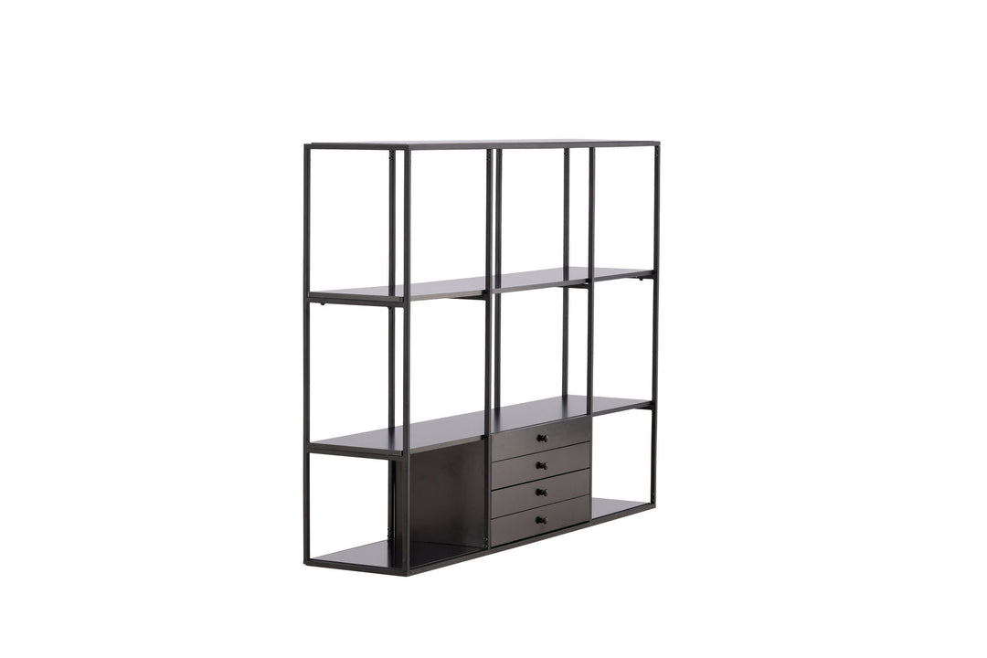 Venture Home Amaraillo Storage - Black / Metal / MDF